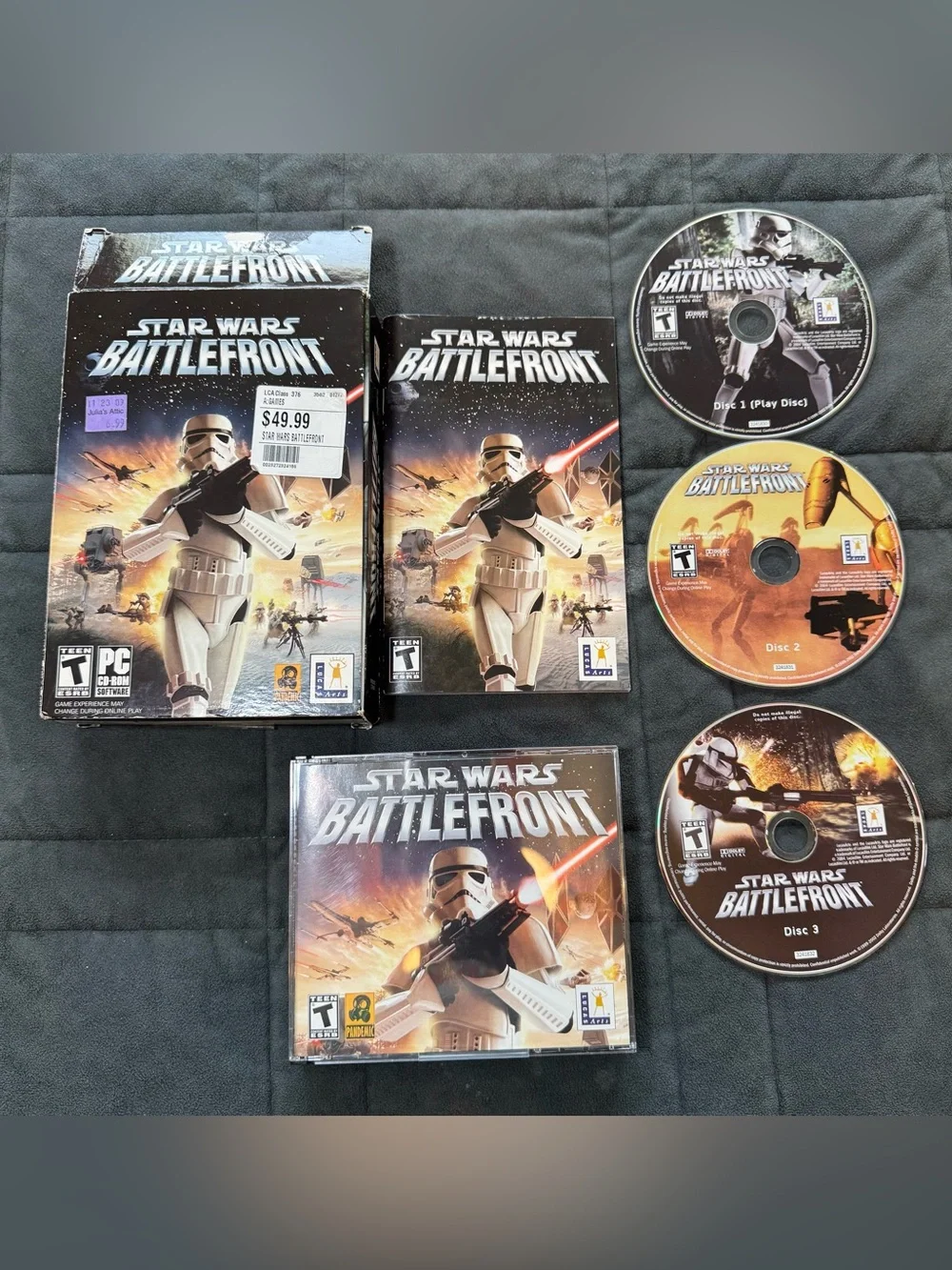 Vintage 2004 Star Wars Battlefront PC Big Box Game